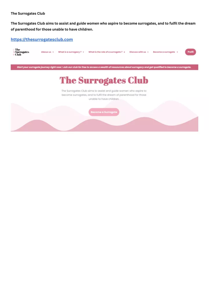 the surrogates club