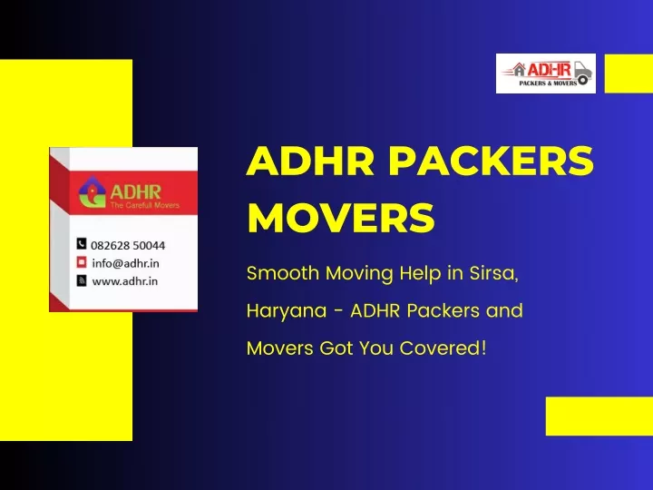 adhr packers movers