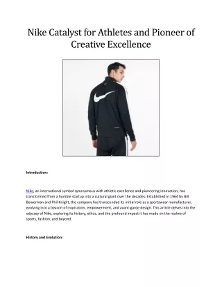 Nike Catalyst for Athletes and Pioneer of Creative Excellence (1)