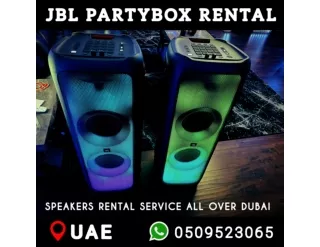 Rent a Speakers in Dubai | Speakers Rental Dubai | JBL PARTYBOX On Rent in Dubai