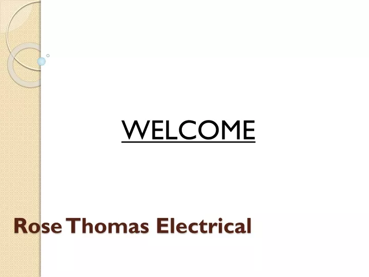 rose thomas electrical