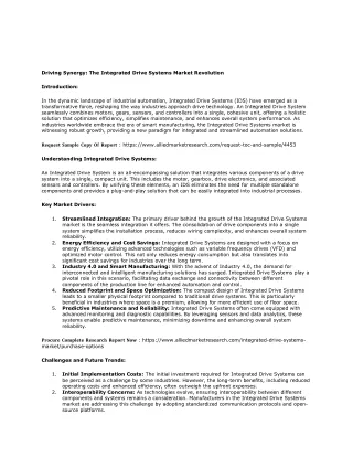 Integrated Drive Systems Market