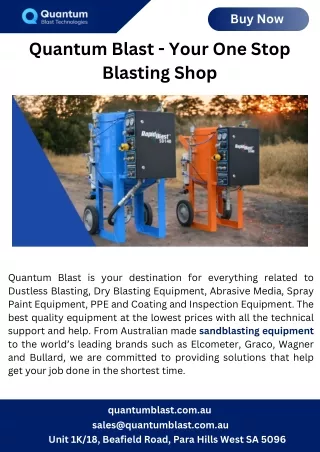 Quantum Blast - Your One Stop Blasting Shop