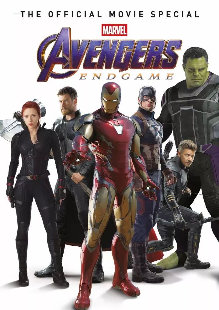 marvel s avengers endgame the official movie