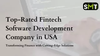Top-Rated Fintech Software Development Company in USA