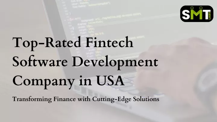 top rated fintech software development company