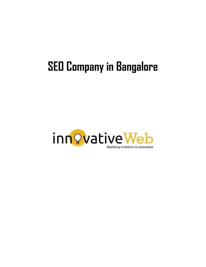 seo company in bangalore