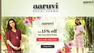 Maternity Style Kurtis for Pregnant Women - Aaruvi ruchi verma