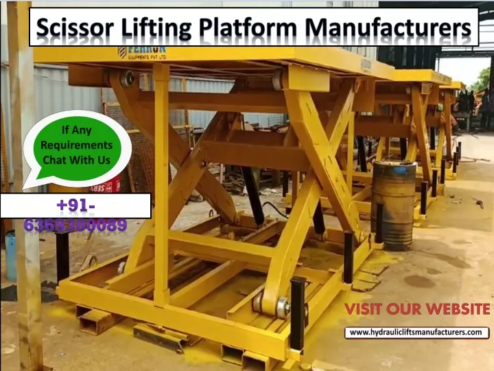 scissor lifting platform manufacturers