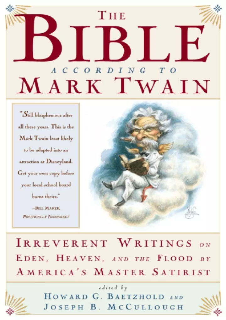 the bible according to mark twain irreverent