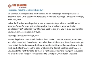 horoscope reading services in brooklyn