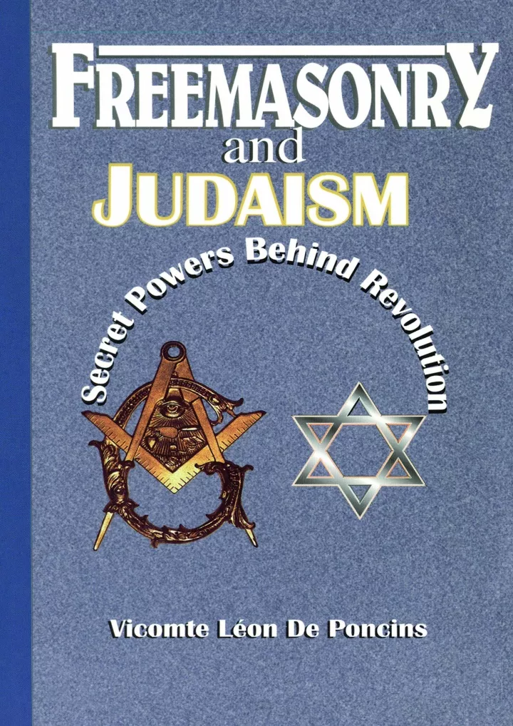 pdf freemasonry and judaism secret powers behind