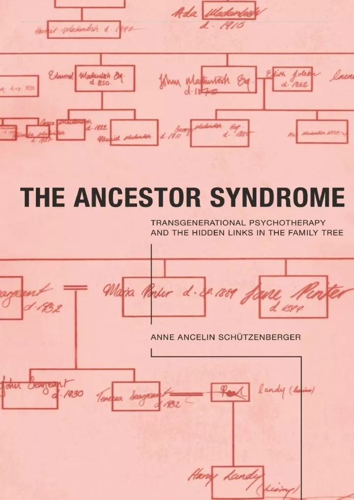 get pdf download the ancestor syndrome download