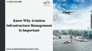Know Why Aviation Infrastructure Management Is Important