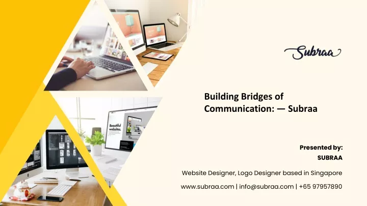 building bridges of communication subraa