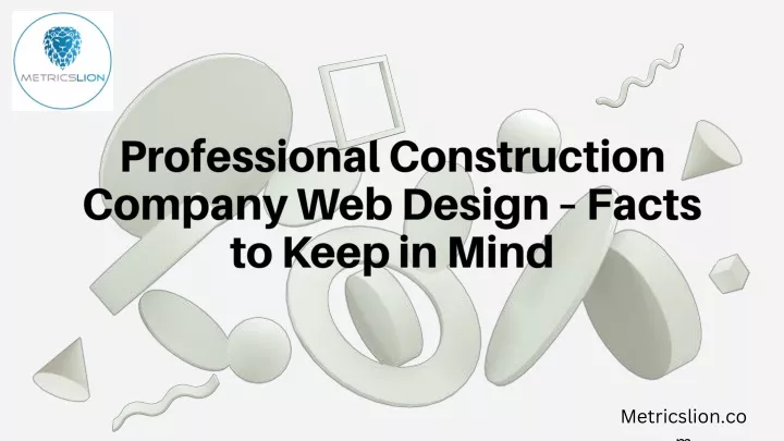 professional construction company web design