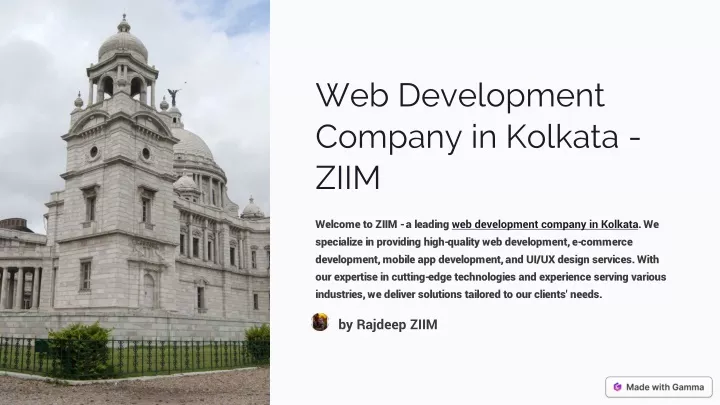 web development company in kolkata ziim