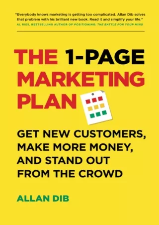 PDF✔️Download❤️ 1-Page Marketing Plan