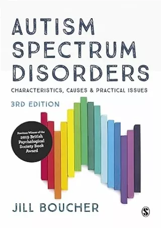 book❤️[READ]✔️ Autism Spectrum Disorders: Characteristics, Causes and Practical Issues