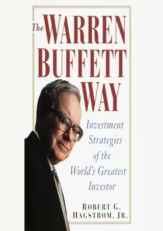 Pdf⚡️(read✔️online) The Warren Buffett Way: 3rd Edition