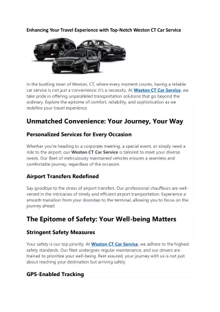 enhancing your travel experience with top notch