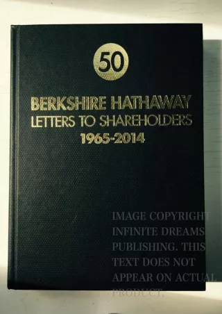 PDF✔️Download❤️ Berkshire Hathaway Letters to Shareholders, 2012