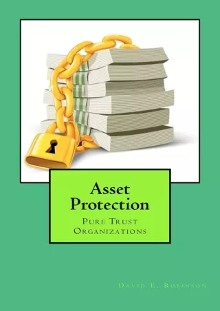 [PDF]❤️DOWNLOAD⚡️ Asset Protection: Pure Trust Organizations