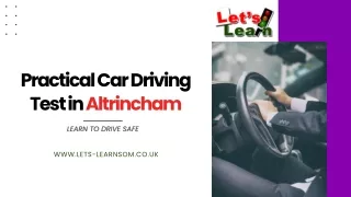 Practical Car Driving Test in Altrincham