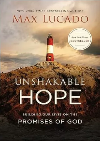 Download⚡️ Unshakable Hope: Building Our Lives on the Promises of God
