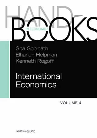 Download⚡️(PDF)❤️ Handbook of International Economics (ISSN)