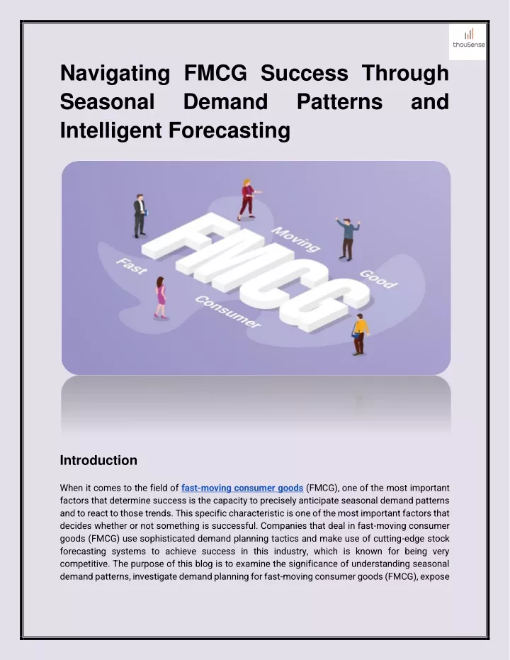 navigating fmcg success through seasonal demand