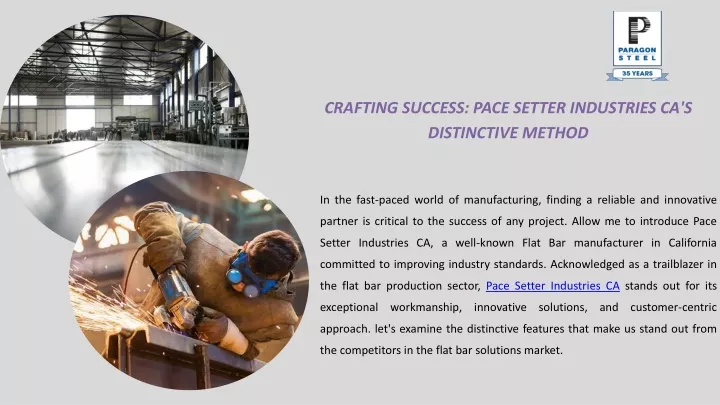 crafting success pace setter industries