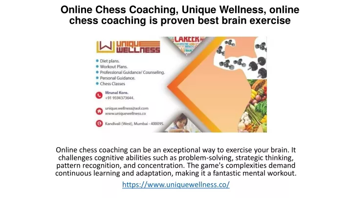 online chess coaching unique wellness online chess coaching is proven best brain exercise