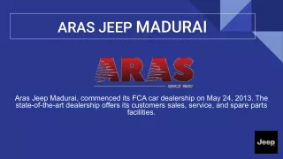 ARAS JEEP MADURAI | Jeep Showroom Near me | Jeep Near Me | Jeep Price