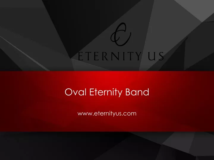 oval eternity band