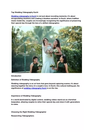 Top Wedding Videography Kochi (1)
