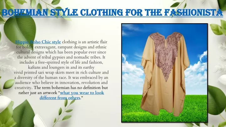 bohemian style clothing for the fashionista