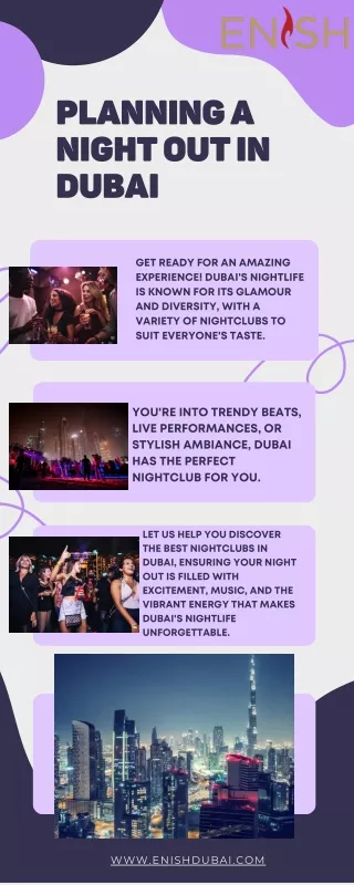 Are You a Planning a Night Out in Dubai?