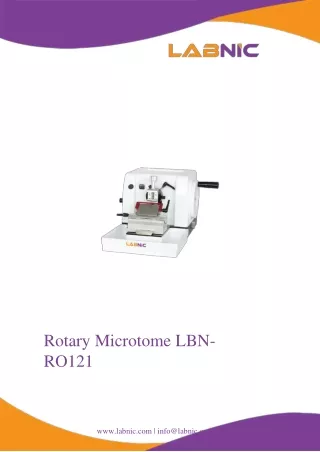 Labnic - Rotary Microtome