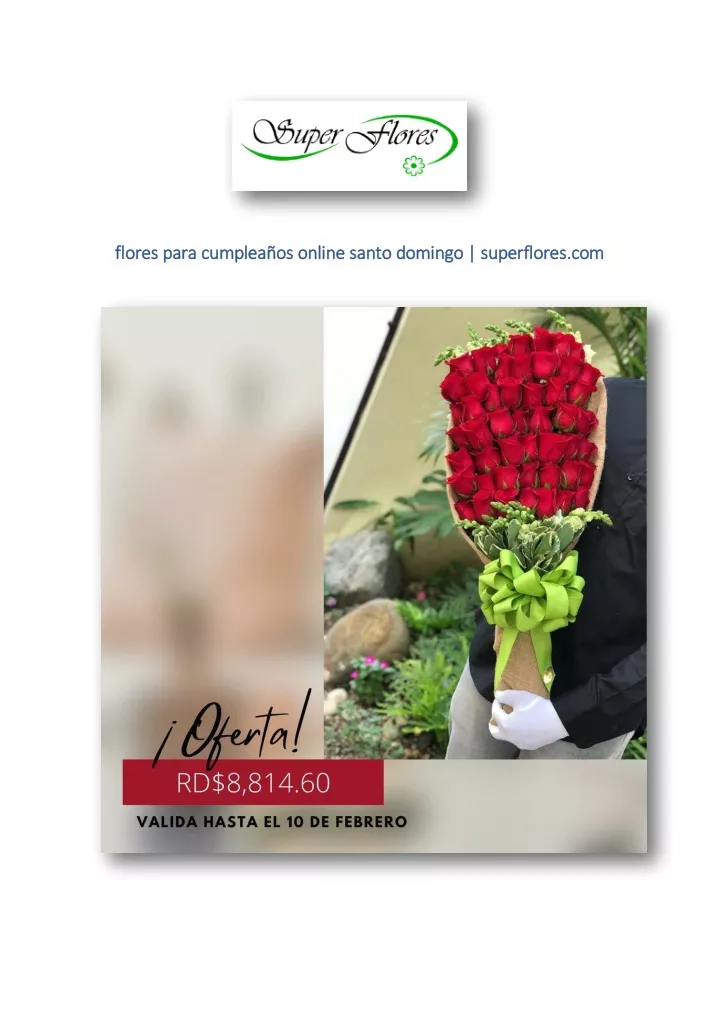 flores para cumplea os online santo domingo