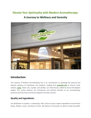 Elevate Your Spirituality with Modern Aromatherapy_ A Journey to Wellness and Serenity (1)