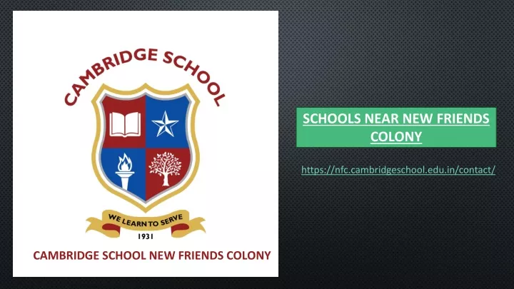 schools near new friends colony