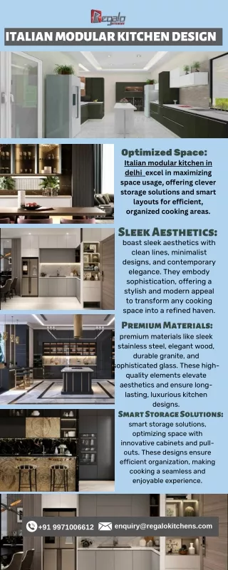 italian modular kitchen design
