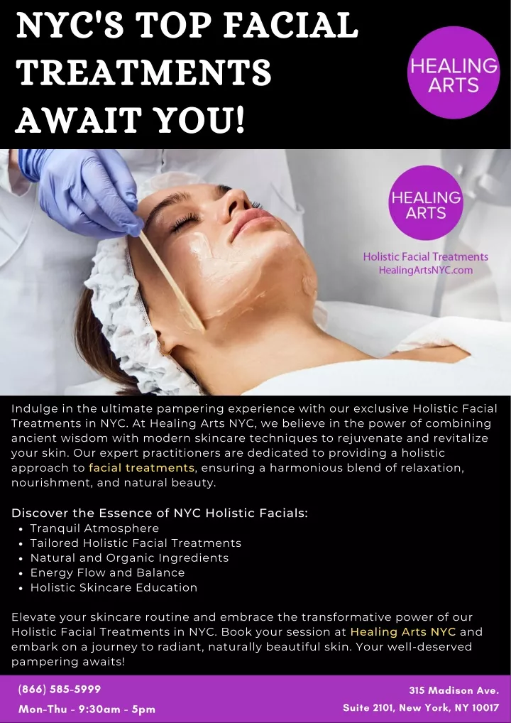 nyc s top facial treatments await you