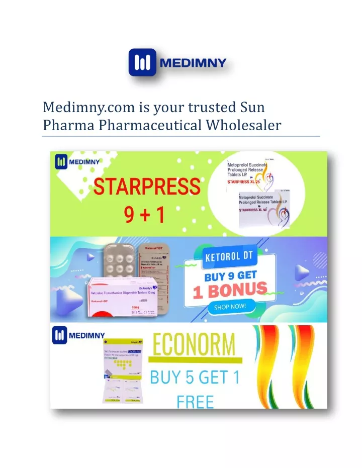 medimny com is your trusted sun pharma