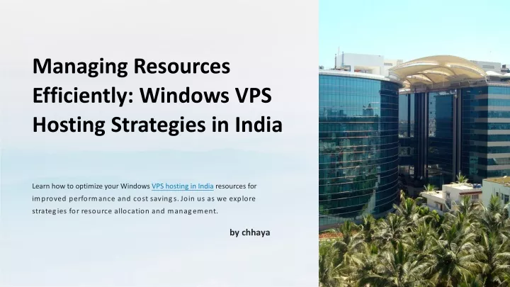 managing resources efficiently windows