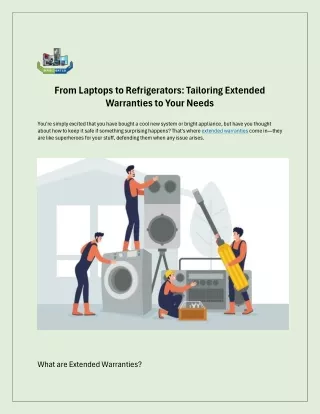 Extended Home Appliance Warranties: Get Extra Care Today