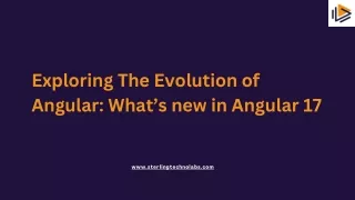Exploring The Evolution of Angular: What’s new in Angular 17