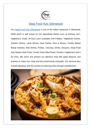 Deep Food Hub (Glenwood) pdf