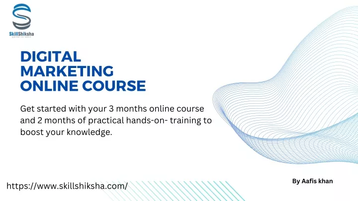 digital marketing online course